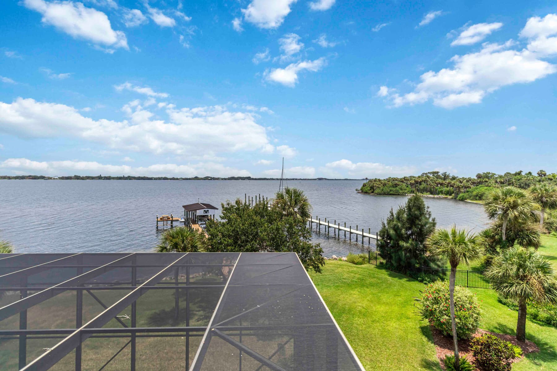 Panoramic river view from the third floor