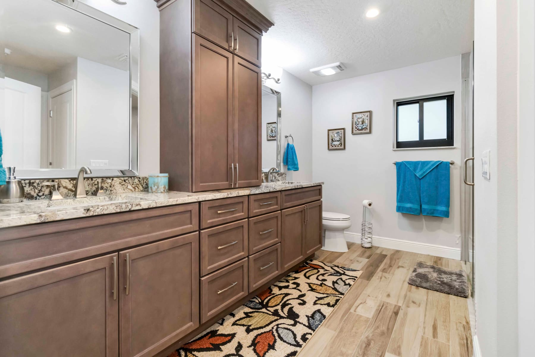 First-floor bathroom
